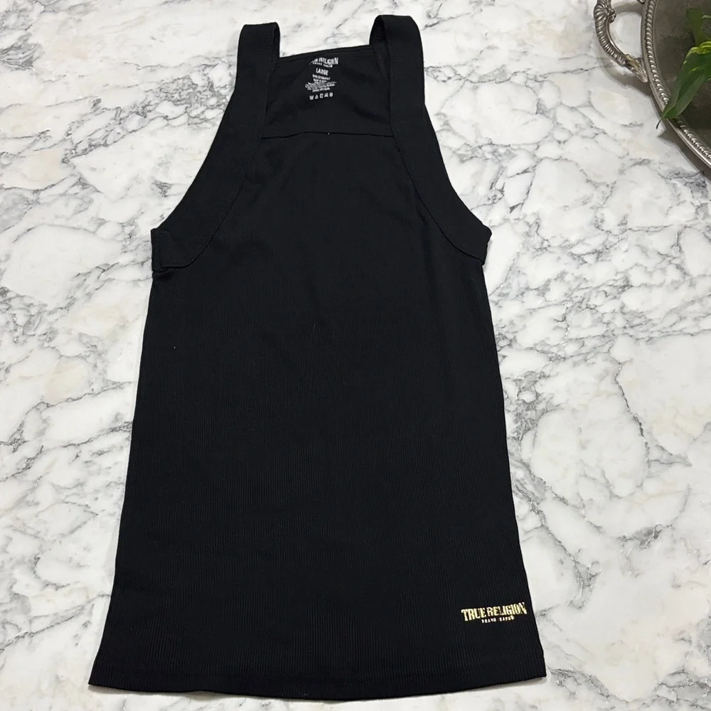 True Religion Black Sleeveless Top